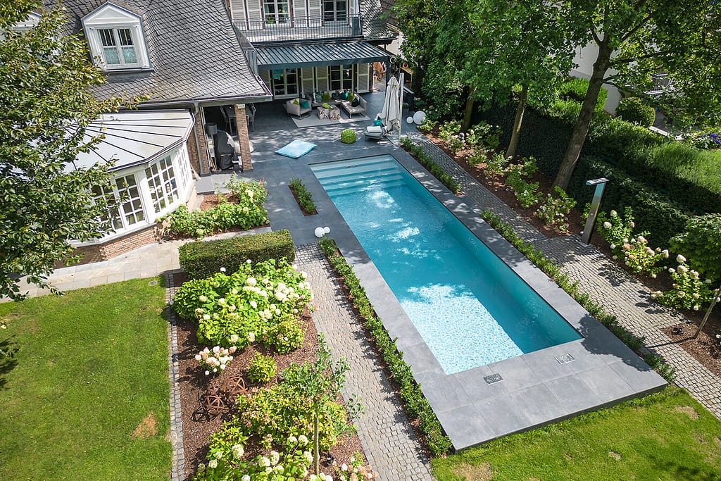 PoolVilla Waldrandvilla von oben