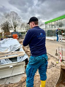 Bau der neuen Ausstellung DER GARTEN