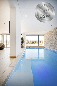 bsw Silber private Schwimmhalle WEERTS Poolbau