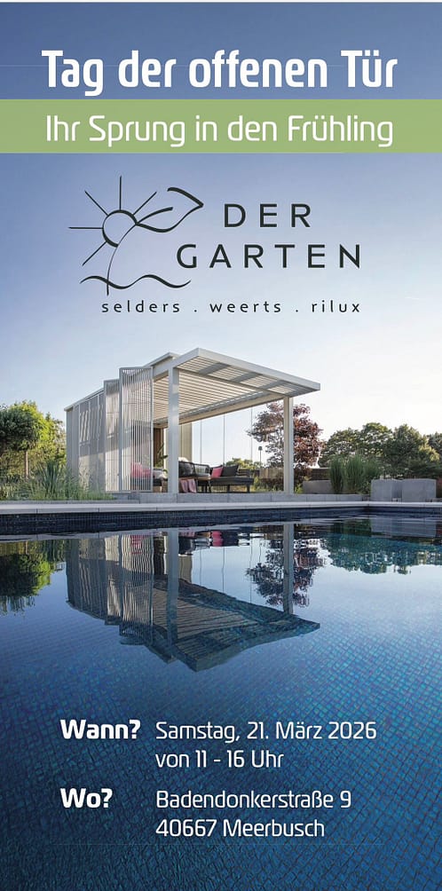 Tag der offenen Tür DER GARTEN WEERTS Poolbau 1 Tag der offenen Tür DER GARTEN WEERTS Poolbau 1