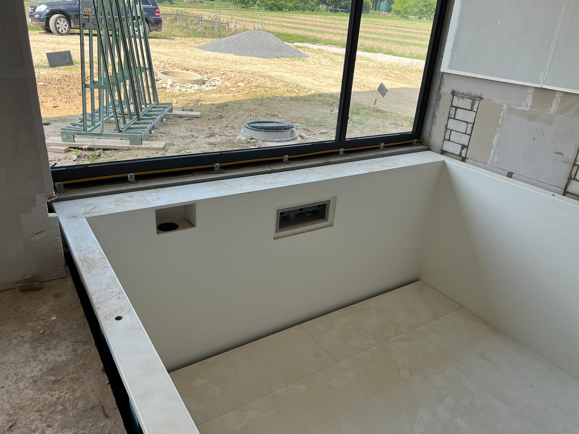 Baustelle Becken Baustelle Becken