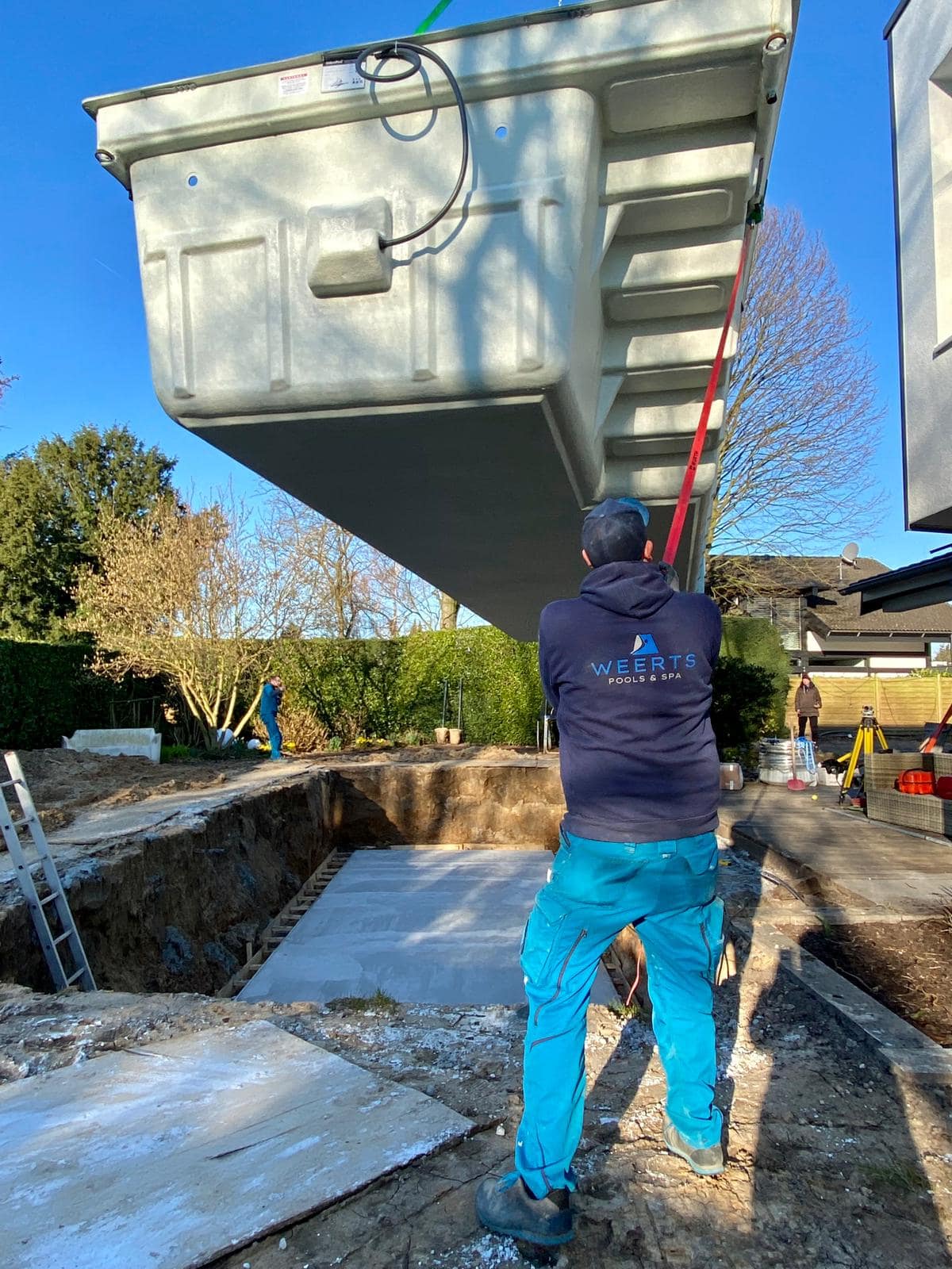Poolbaustelle WEERTS 